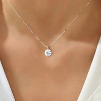 1-3ct Real Moissanite Diamond Necklace for Woman Wedding Daily Wear Party Original 925 Sterling Silver Luxury Fine Jewelry