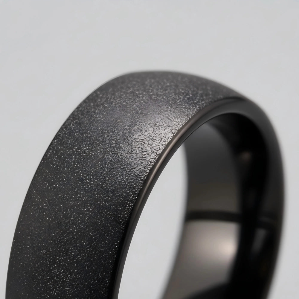 The Shadow Monolith | Sandblasted Black Band