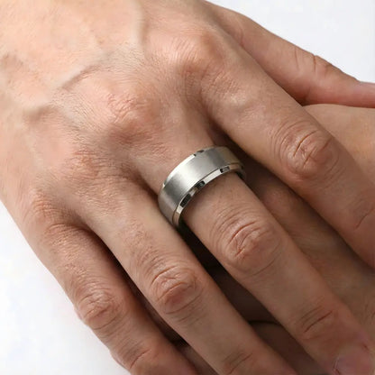 The Core | Essential Brushed Gold Band