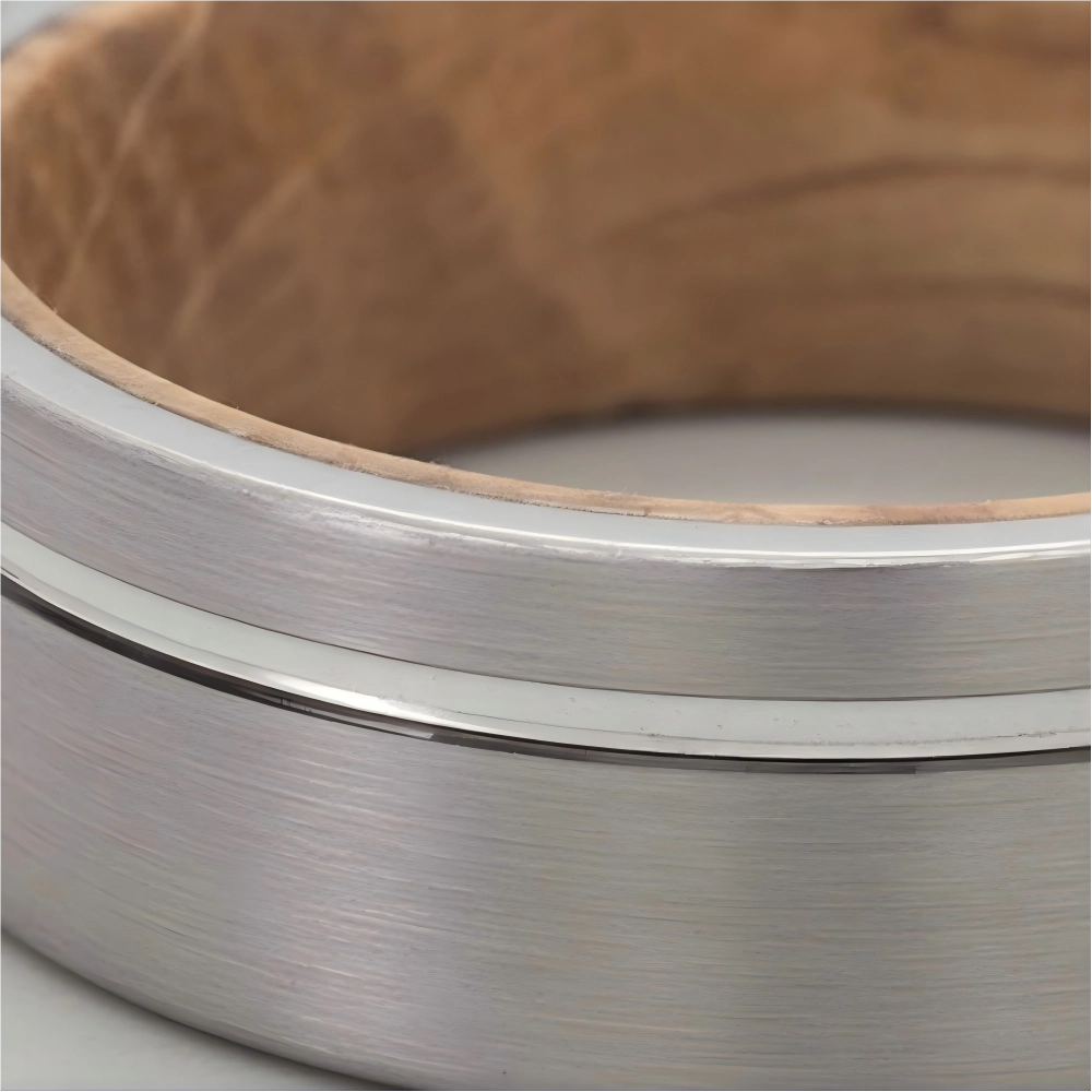 The Heritage Cask | Brushed Whiskey Barrel Wood Band