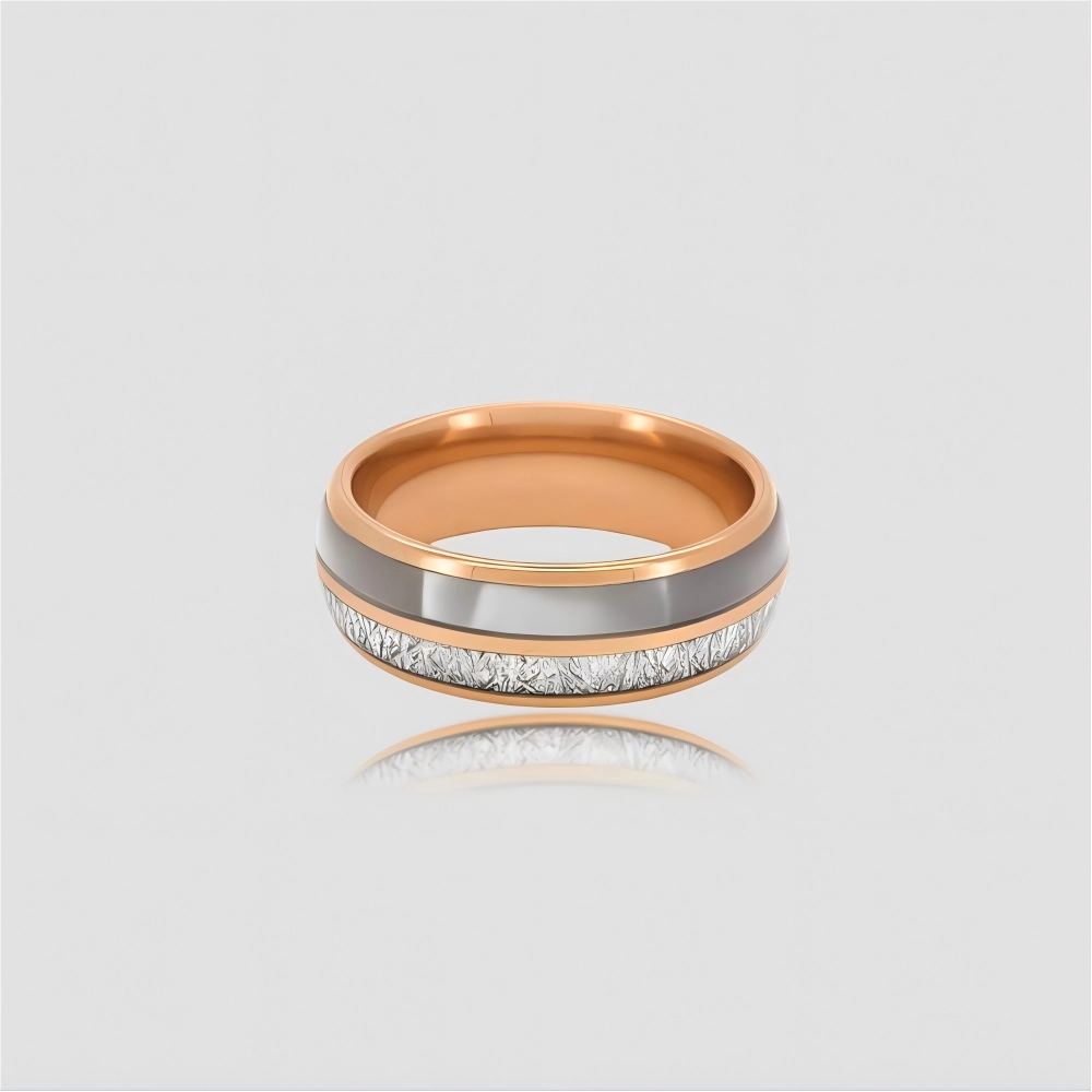 The Ethereal Core | Mother of Pearl Rose Gold Band